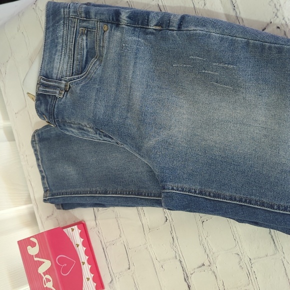 Democracy Jeans Ab Technology Women's 8 Ankle Skinny Medium Wash Blue Denim - Picture 2 of 5